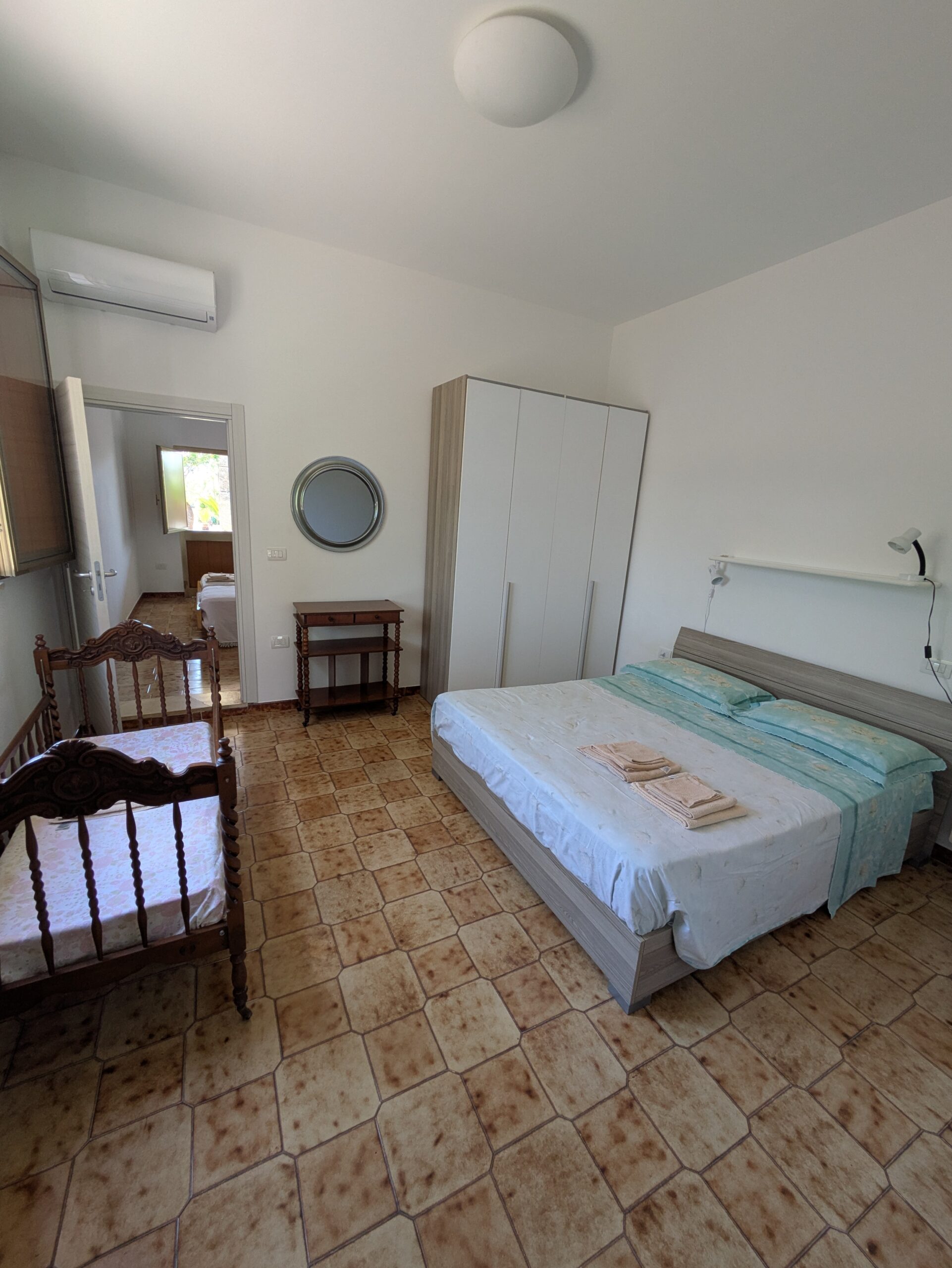 Camera con lettino